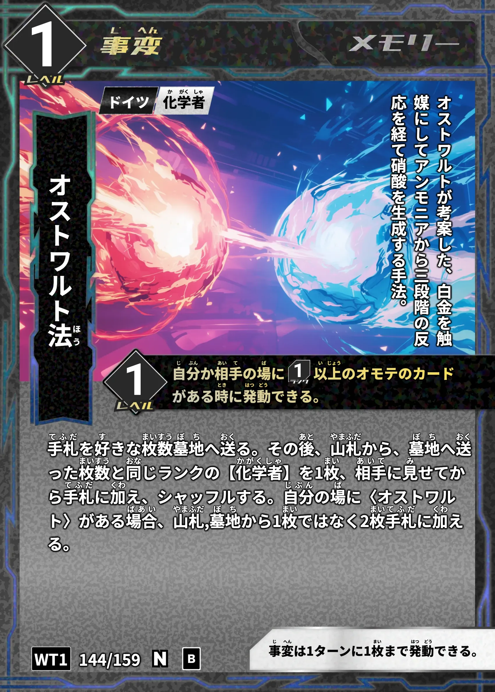 ハイストの「オストワルト法」のカード画像