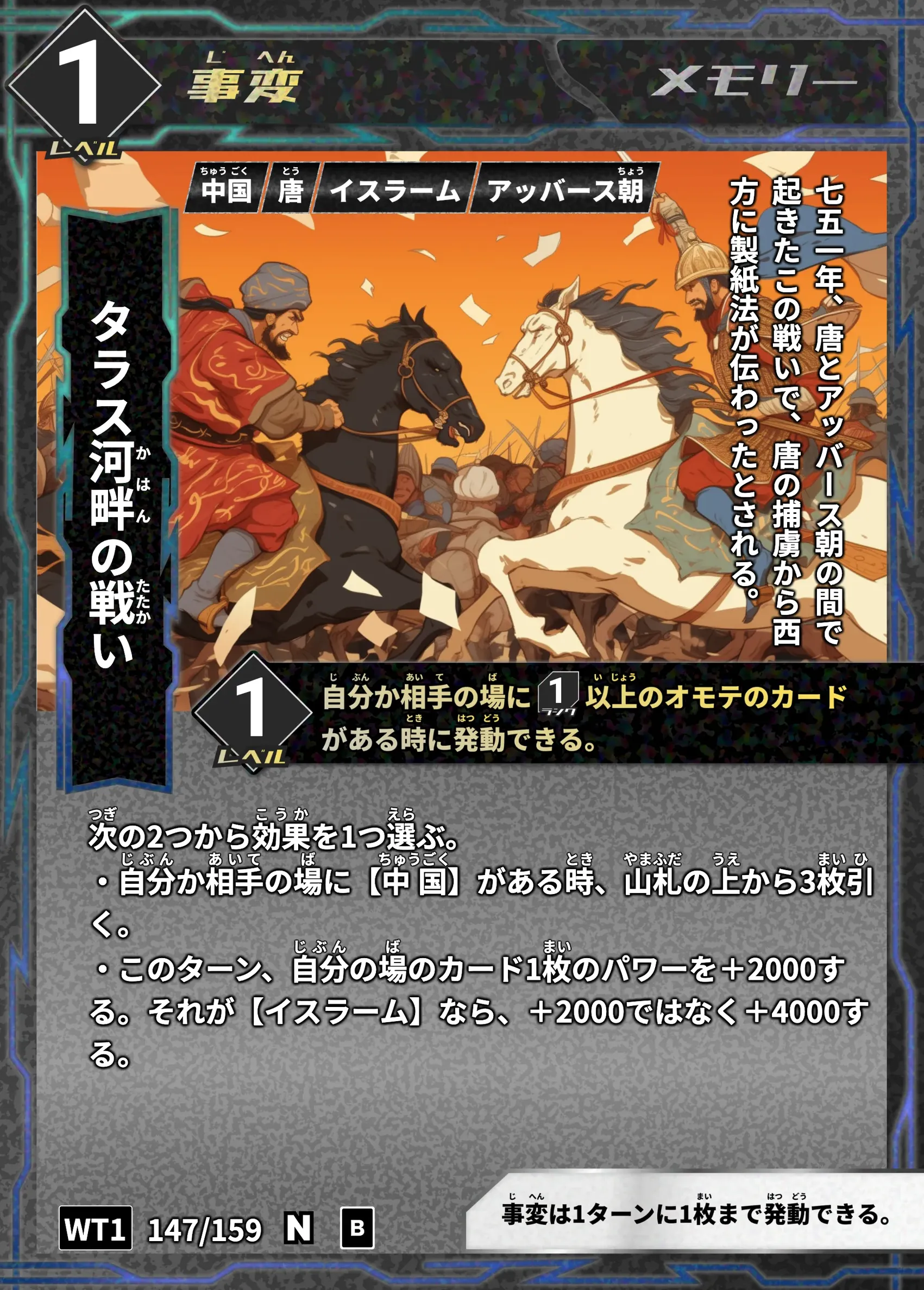ハイストの「タラス河畔の戦い」のカード画像