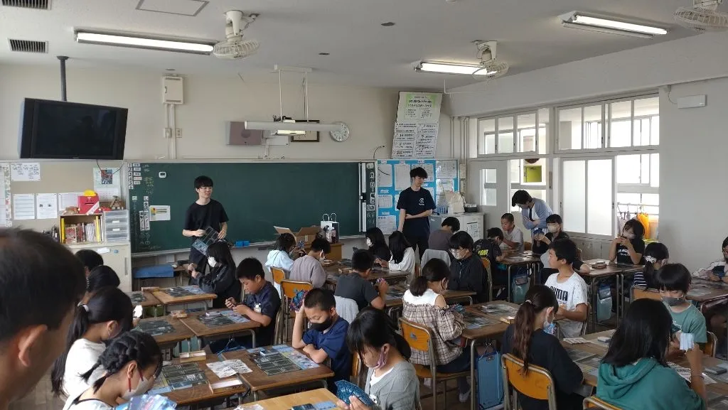 学校での体験会の画像