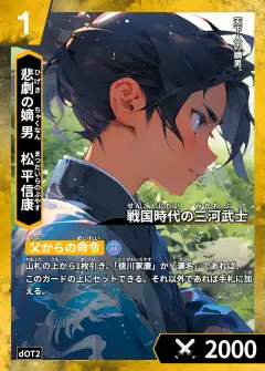 ハイストの人物カード「松平信康」