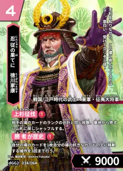 ハイストの「徳川家康」のカード画像