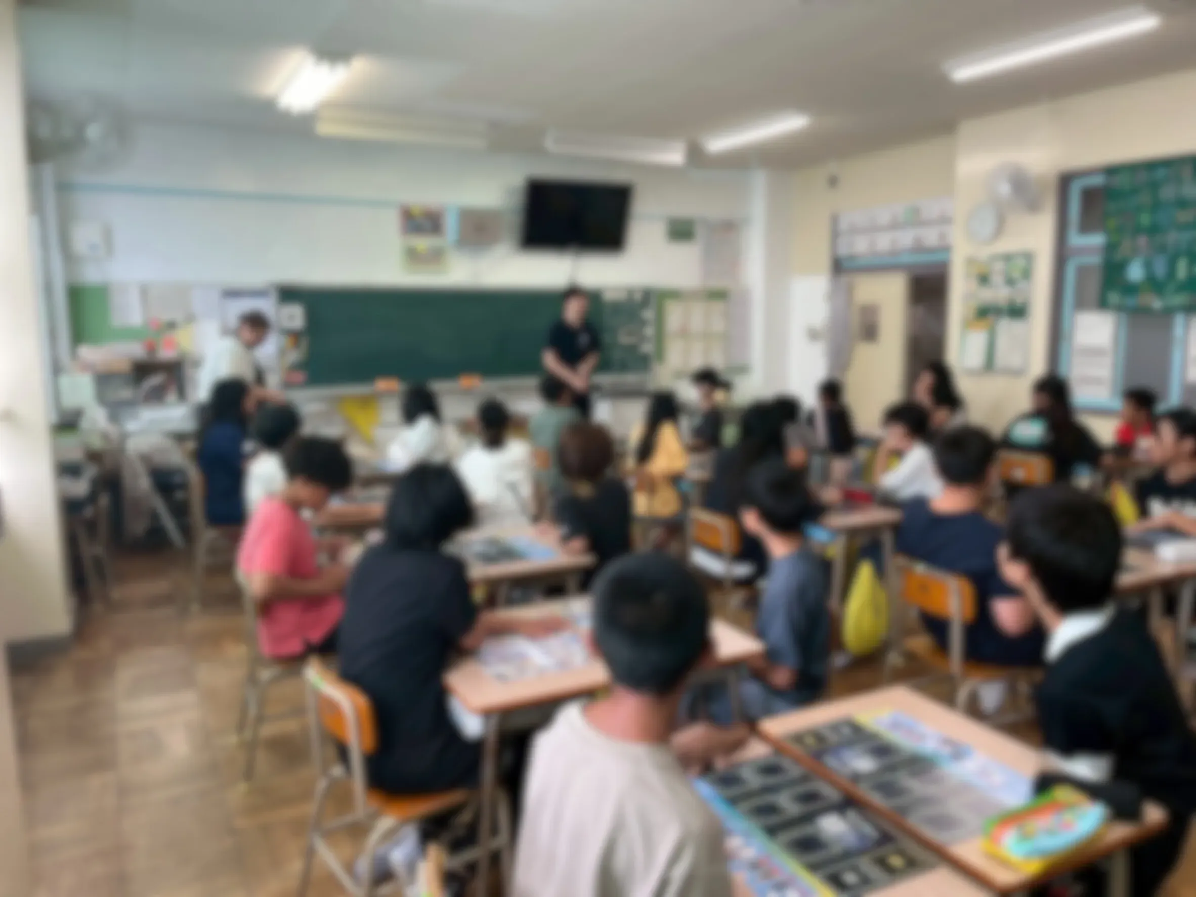 名古屋市中村小学校での授業の様子