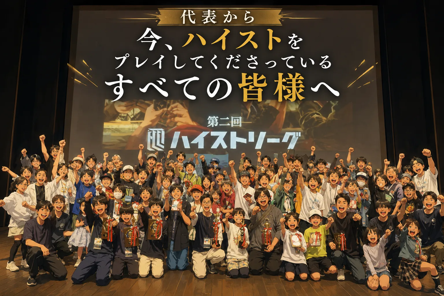 株式会社Highstoおよび歴史トレーディングカードゲームHi!story（ハイスト）のニュース「代表から　今、ハイストをプレイしてくださっているすべての皆様へ」のサムネイル