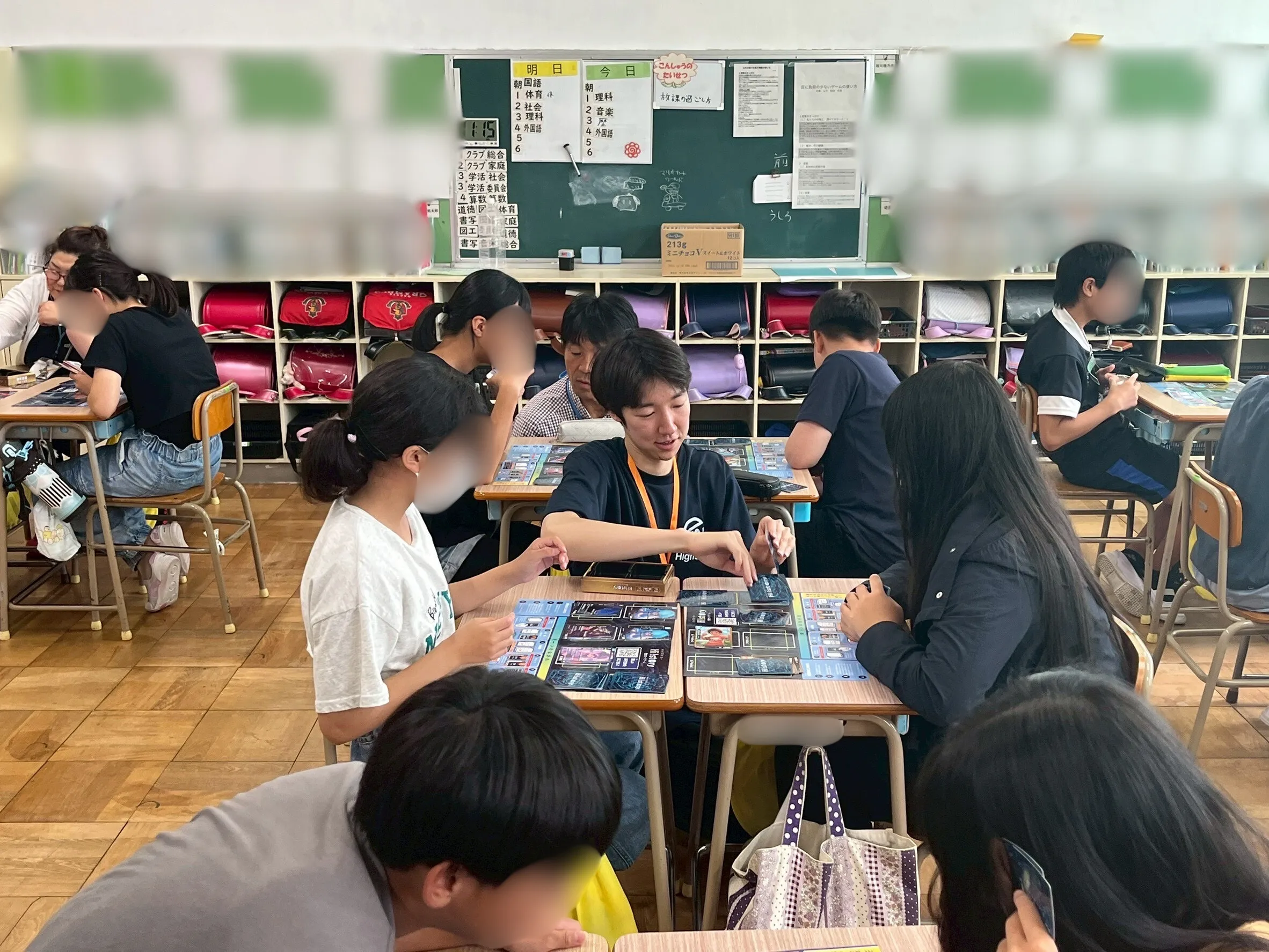 中村小学校でのハイスト体験会の様子
